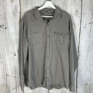 Toad & Co. Organic Cotton Casual Button Down Shirt Size XL E